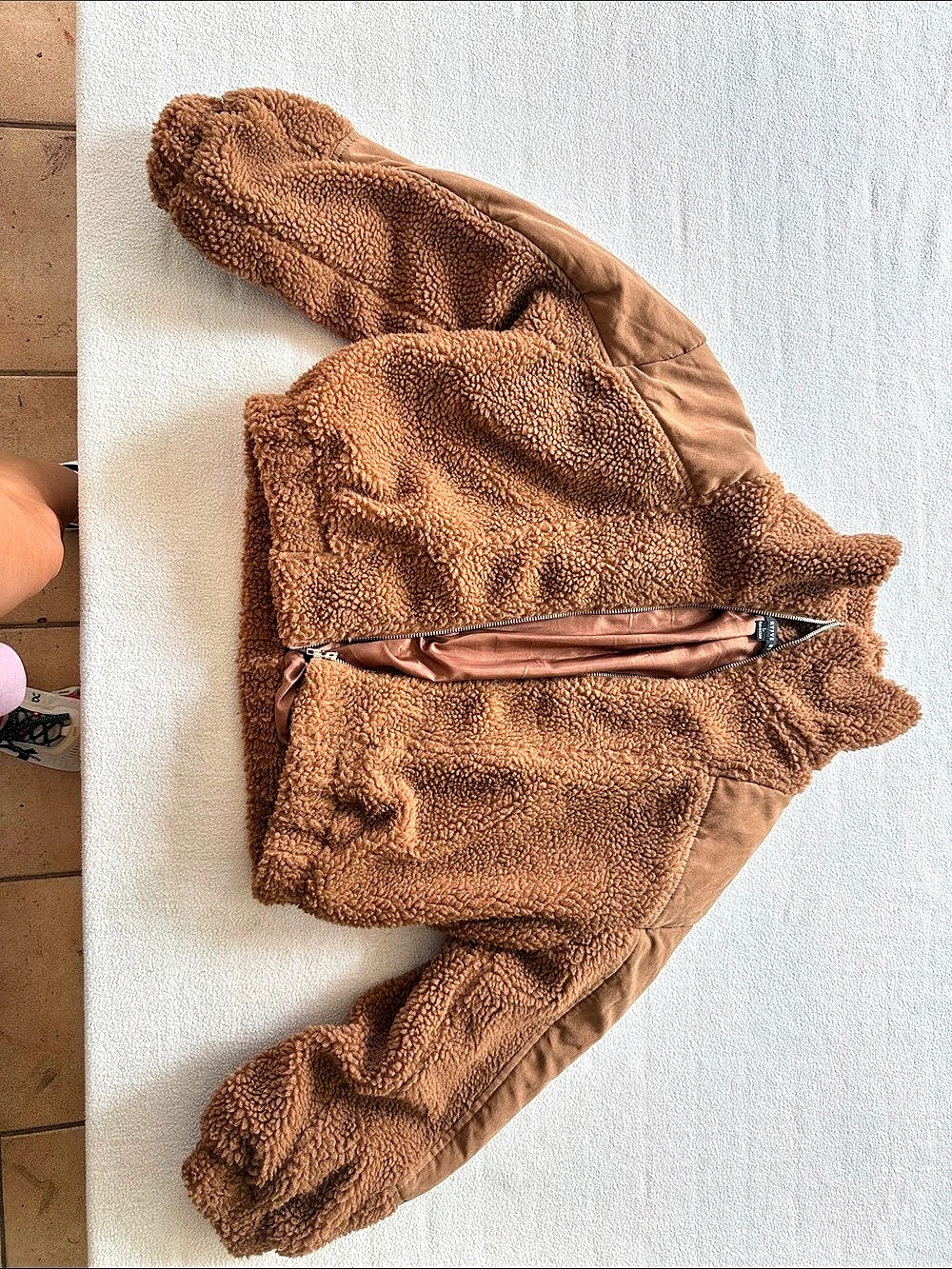 Boutique Brown Teddy Jacket